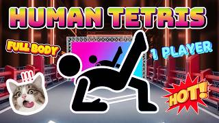 HUMAN TETRIS | 1 Player Solo Challenge | Immersive Interactive Warm-up screenshot 4