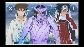 Saske Susano And Madara Ushiha Indra.