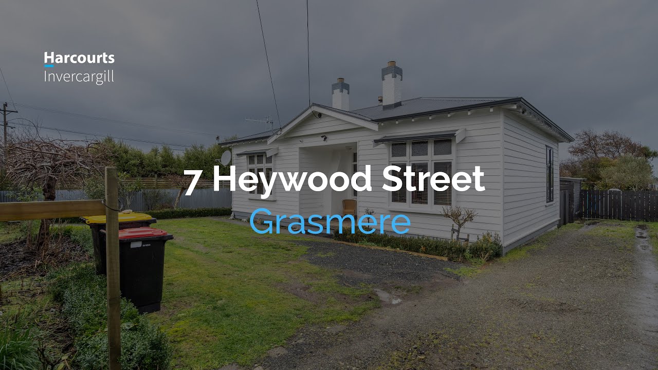 FOR SALE 7 Heywood Street, Grasmere Harcourts Invercargill YouTube