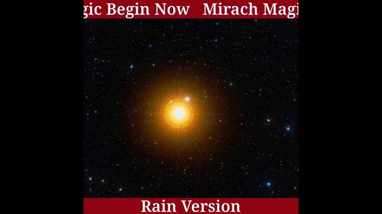 🌌 Mirach: Cosmic Balance & Healing Energy ✨ Affirmations in Rain Sounds 🌧️