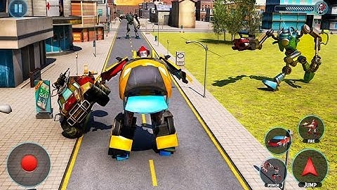 Futuristic Car Robot Rampage Android Gameplay