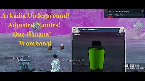 Entropia Universe: Arkadia Underground, Hunting Wombana