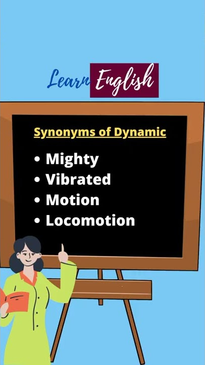 Synonyms of Dynamic? | Dynamic का Synonyms? #shorts #learnenglishmeaning #synonyms #youtubeshorts