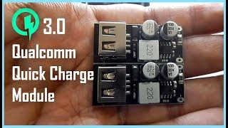 Qualcomm Qc 2.0 | Qc 3.0 DC-DC Buck Converter step down Fast Charging Module