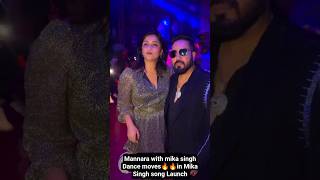 Mannara With Mika Singhdance Moves On His Song Launch