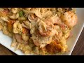 Seafood Mac & Cheese with shrimp & crab