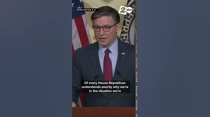 'We're not pursuing a political strategy:' Mike Johnson addresses media during 22nd of shutdown