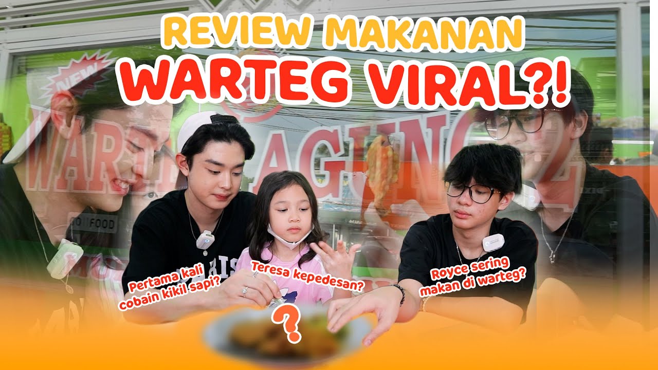 Cobain Makanan Warteg Viral! TERNYATA PRINCE DOYAN MAKAN DI WARTEG?!
