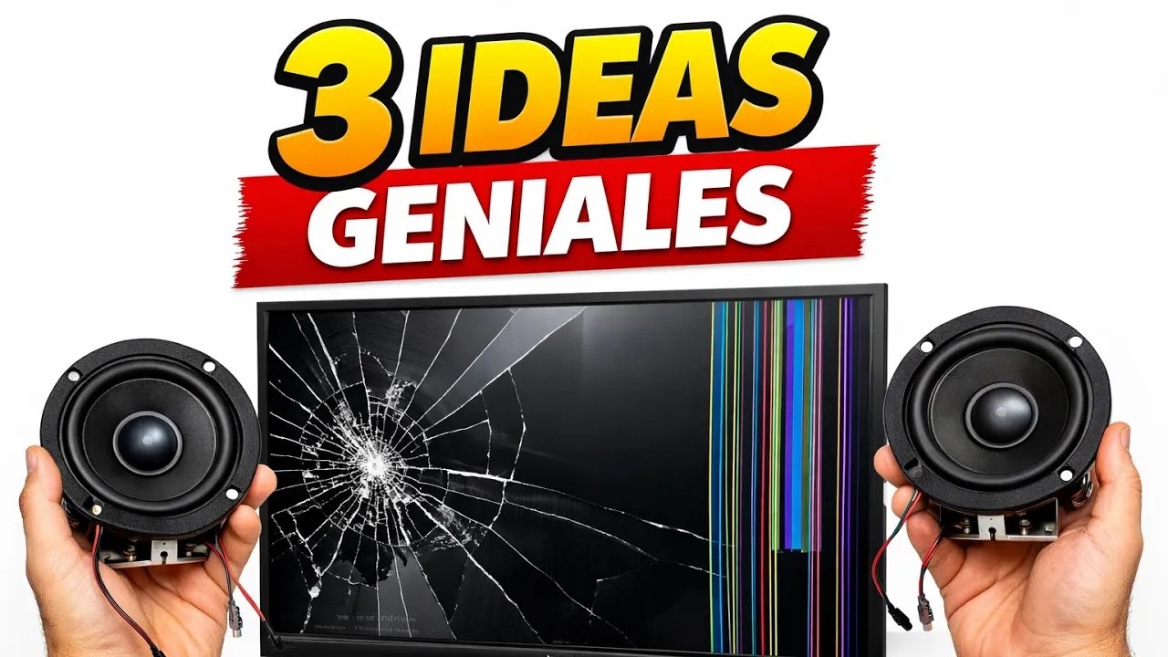 Tirar un TV roto es un CRIMEN: mira estas 3 formas de reutilizarlo