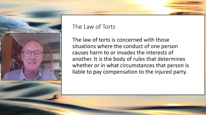 Professor Stephen Todd FRSNZ - The Law of Torts