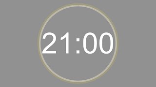 21 MINUTE - 4K - COUNTDOWN IN REVERSE - 1260 SECOND TIMER -