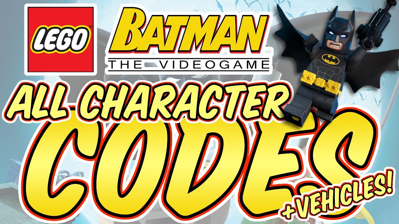 LEGO Batman: The Videogame - All Character and Vehicle CHEAT CODES - YouTube