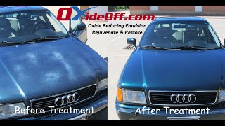 1994 Audi 90: Restoring Appearance with Two Coats of OxideOff Emulsion