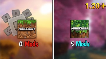 Top 5 mods to turn your mcpe to Minecraft Java | turn mcpe into minecraft pc
