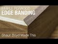 How to Make Simple Plywood Edge Banding