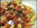 Pasta con camarones