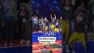 Lebron James Busted Out His Moves, After Hitting A Three Point