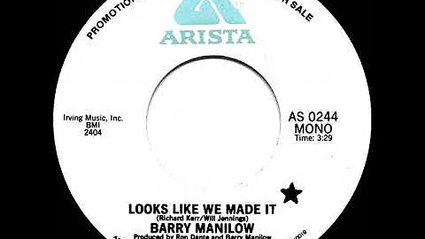 1977 Barry Manilow - Looks Like We Made It (mono radio promo 45)