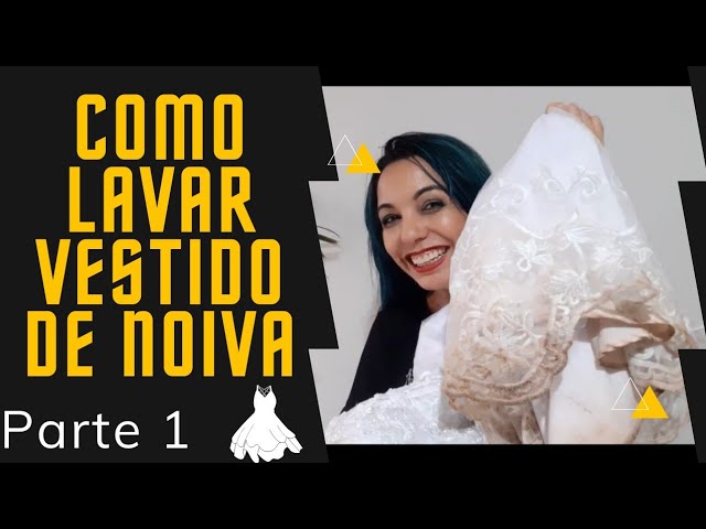 Limpeza + Caixa de Conservação de vestido de noiva tipo Princesa - Like New