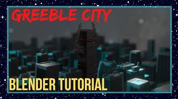 EASY | Discombobulator & Depth of Field | Greeble City | Blender 2.9 & 2.8 Tutorial