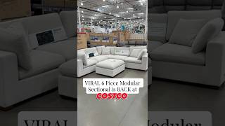 VIRAL 6-Piece Modular Sectional is BACK AT Costco!#costco #costco_empties #costcofinds #modularsofa