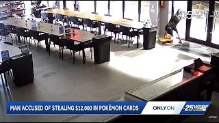 Loser Steals $12,000 In Pokemon Cards Using Chainsaw. Leaves DNA Behind.