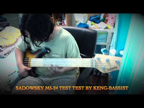 Sadowsky M5-24 Test Test by Keng-Bassist