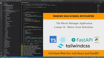 Movie Manager App - Full Stack Web Development 16 - Movie Actors Selection Backend Integration