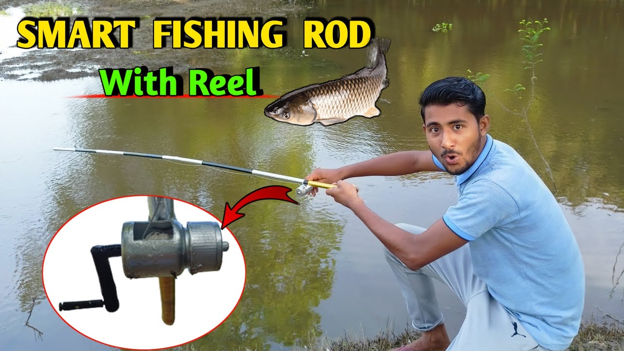 😱How To Make Fishing Rod And Reel 🤯, How To Make Fishing Rod, Fishing Rod  Kaise Banaye 😲