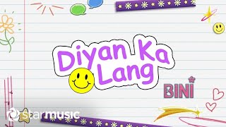 BINI - Diyan Ka Lang (Lyrics)