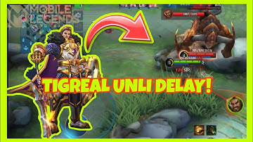 TIGREAL UNLI DELAY ENEMY BUFF GAMEPLAY! MOBILE LEGENDS BANG BANG | EeXPi Gaming