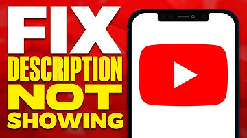 How To Fix Description Not Showing On YouTube App (2025)