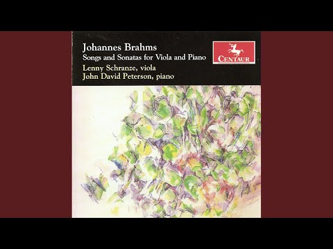 5 Lieder, Op. 105: No. 2. Immer leiser wird mein Schlummer (arr. for viola and piano)