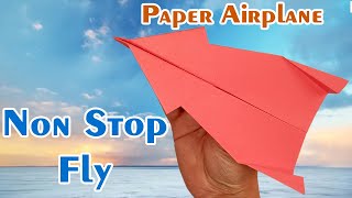 how to make origami paper airplane I aeroplane kaise banaye I paper plane that fly non stop I shorts