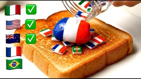 Relaxing AI ASMR | Spreading Flags on Bread 🍞🌍 (Episode 2)