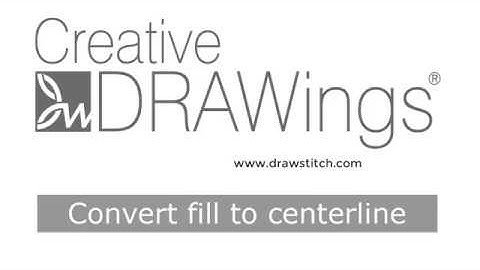 Convert fill to center line