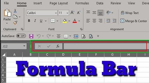 Cara Menampilkan Menu Formula Bar Pada Excel | Office 365 | Link Media