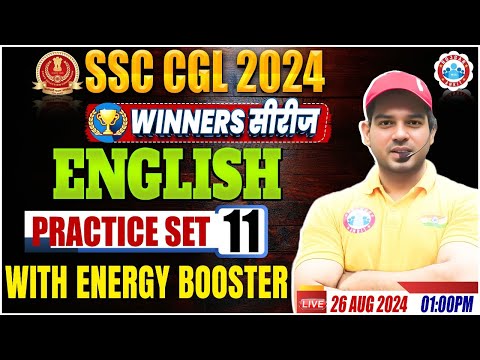 SSC CGL 2024 | SSC CGL English Practice Set 11 | SSC CGL English Class by Sanjeev Sir