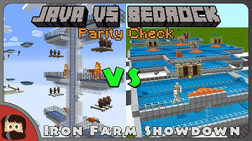 Iron Farms: WHICH Version Should CHANGE? | Minecraft Java Vs Bedrock Parity Check | Minecraft