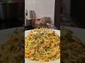 しらすの冷製ラー油マヨパスタ