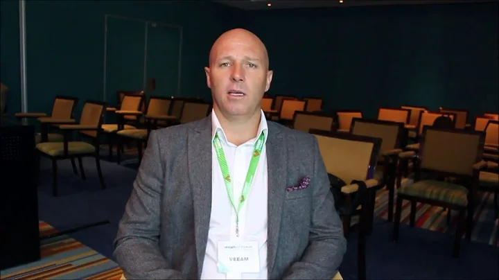 Gregg Petersen reveals Veeam's new Regional Manage...