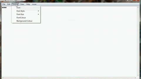 my note pad text editor made in vb6