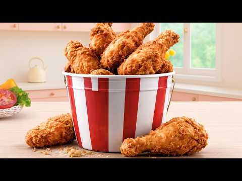 Best Korean Street Food - How To Make Mini Fried BHC Chicken with Mini Chicken | Tiny Burger Cheese