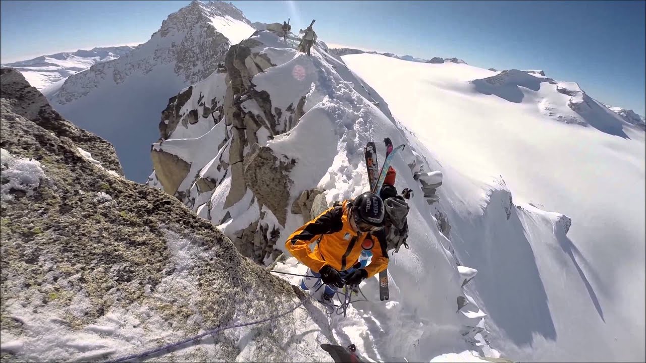 Adamello Ski Raid 2015 Sopralluogo Canalino Ski Raid Cresta Croce YouTube