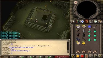 OLDSCHOOL RUNESCAPE - Loot from 200 Barrow chests - DEF 1 PURE