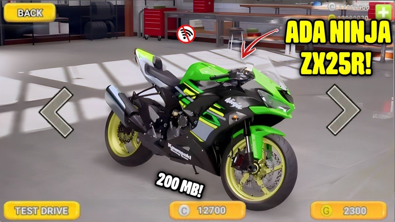 Ada Ninja Zx25R!! Game Balapan Drag Motor Terbaik Grafik HD Bisa