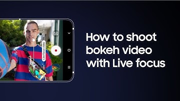 Galaxy A80 | How to take videos with bokeh | Samsung
