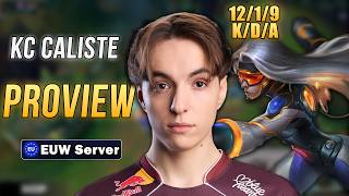 KC Caliste Stream EUW Challenger POV | Sivir · Tristana · Varus | ADC Proview