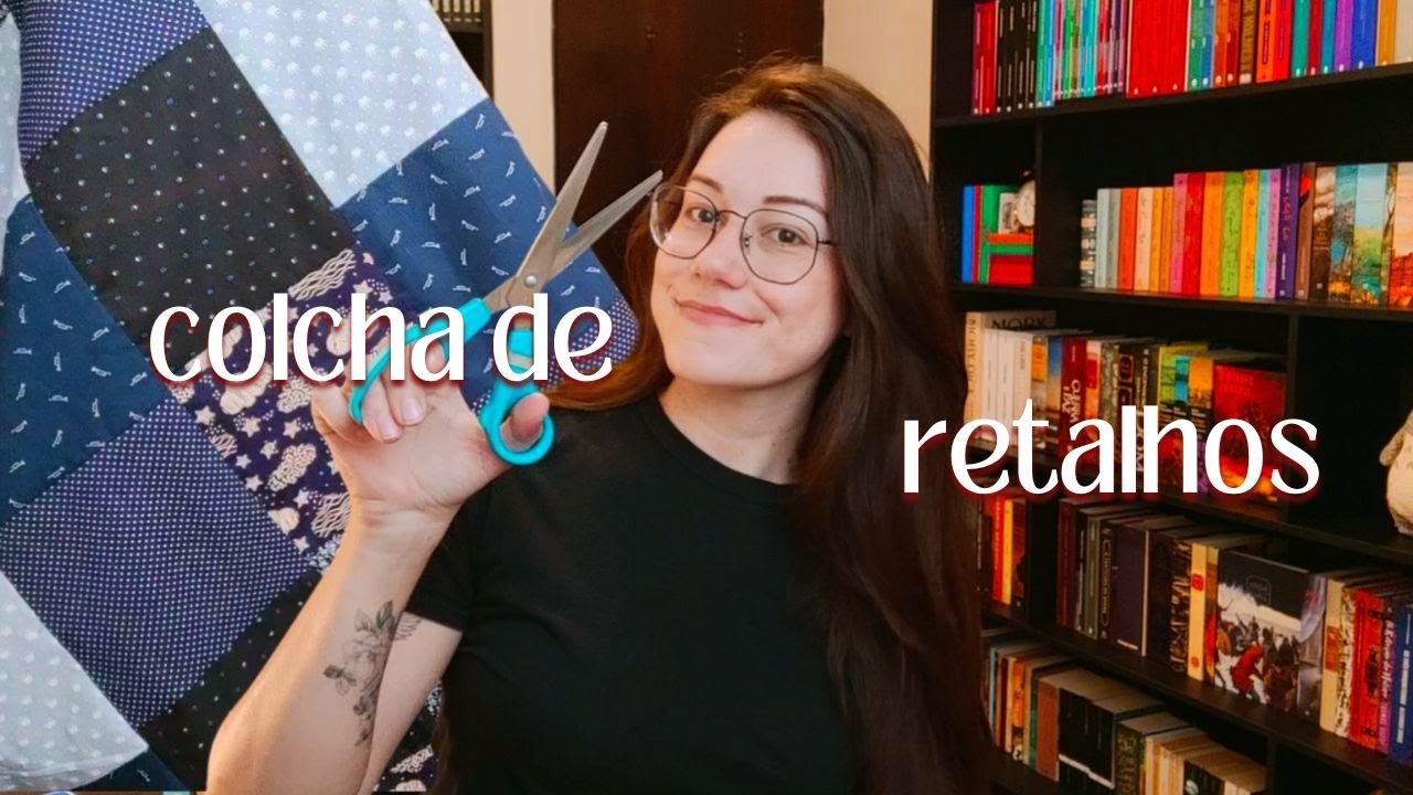 fiz uma colcha de retalhos para minha poltrona de leitura 🧵📚