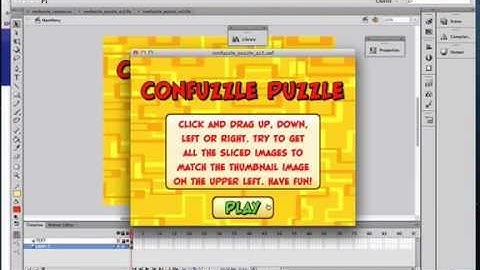 Games in a Flash: Confuzzle Puzzle Flash Game Demo